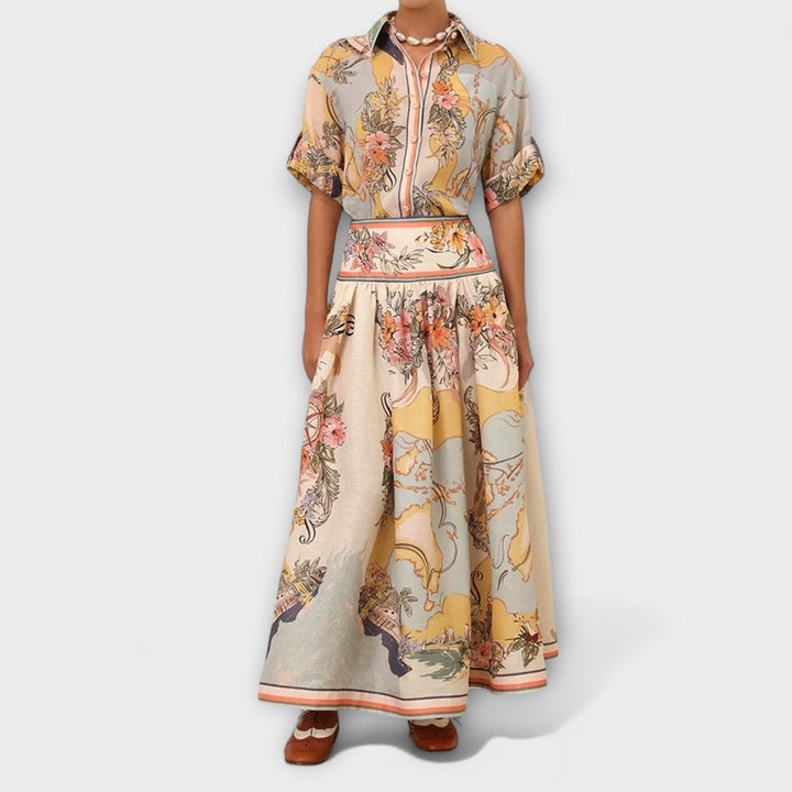 Jessica  ｜ Midi-Sukňa