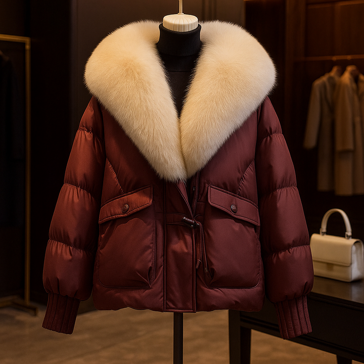 Kožušinová Bunda Ornella Jeseň/Zima