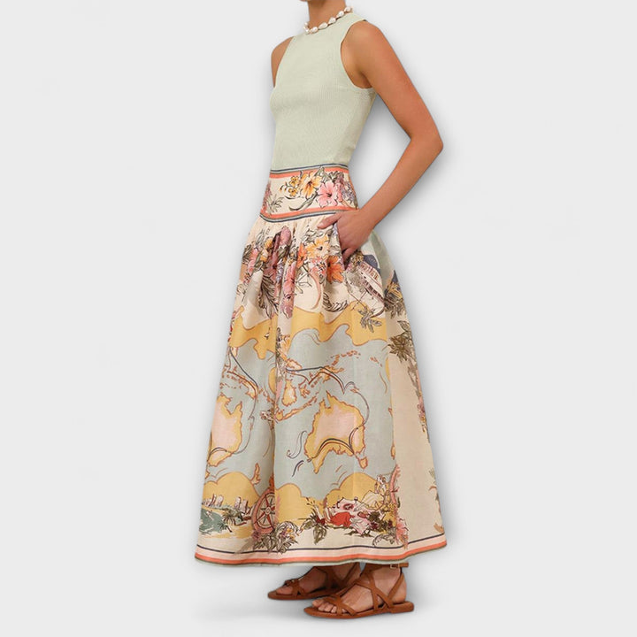 Jessica  ｜ Midi-Sukňa