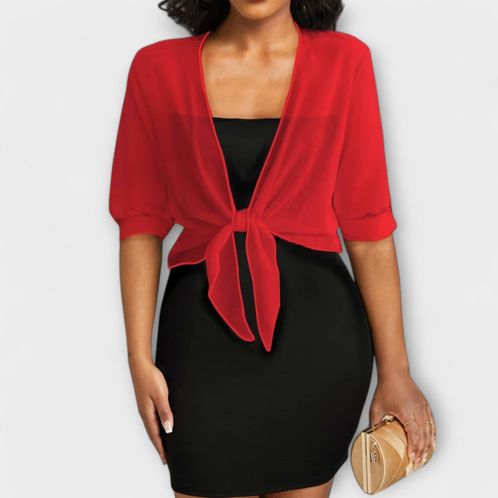 Olivia ｜ Blúzka s otvoreným predným dielom