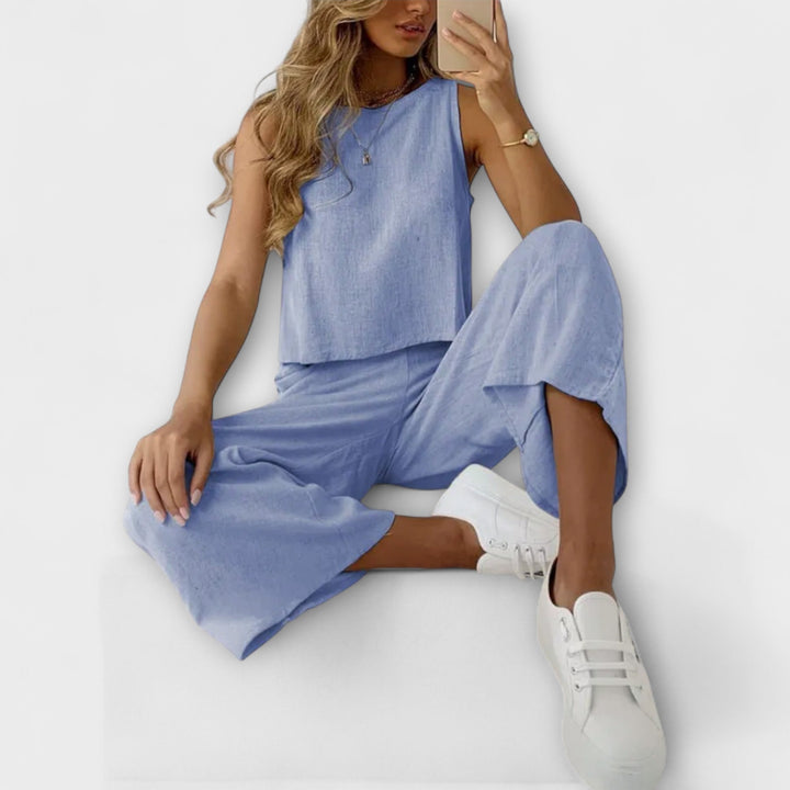 Milena  ｜Linen-Duo-Set