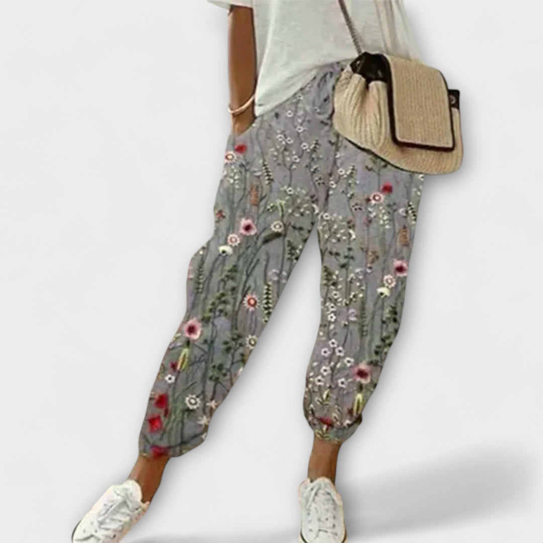 Pavlína  ｜ Pohodlné BavlnenoĽanové Nohavice