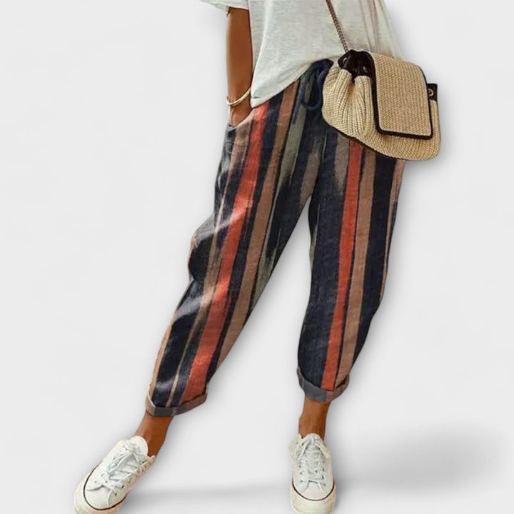 Pavlína  ｜ Pohodlné BavlnenoĽanové Nohavice