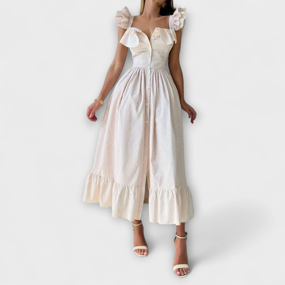 Lia   ｜Rüschenshirt Šaty