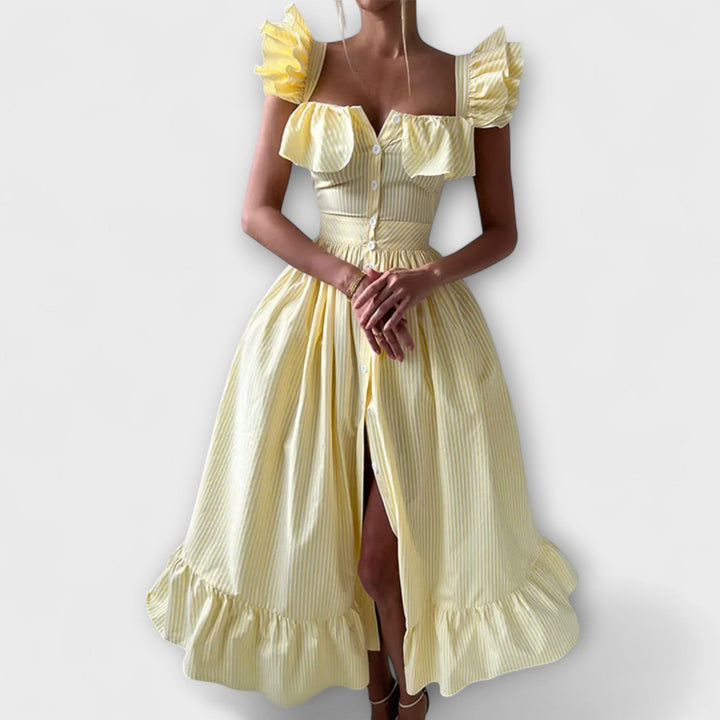 Lia   ｜Rüschenshirt Šaty