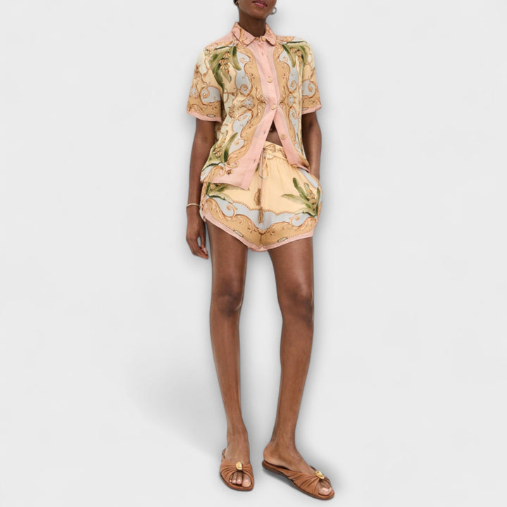 Maren  ｜ Vintage botanický kaleidoskopový tlačový set