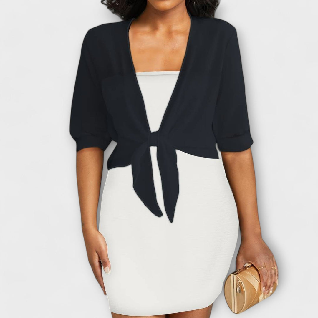 Olivia ｜ Blúzka s otvoreným predným dielom