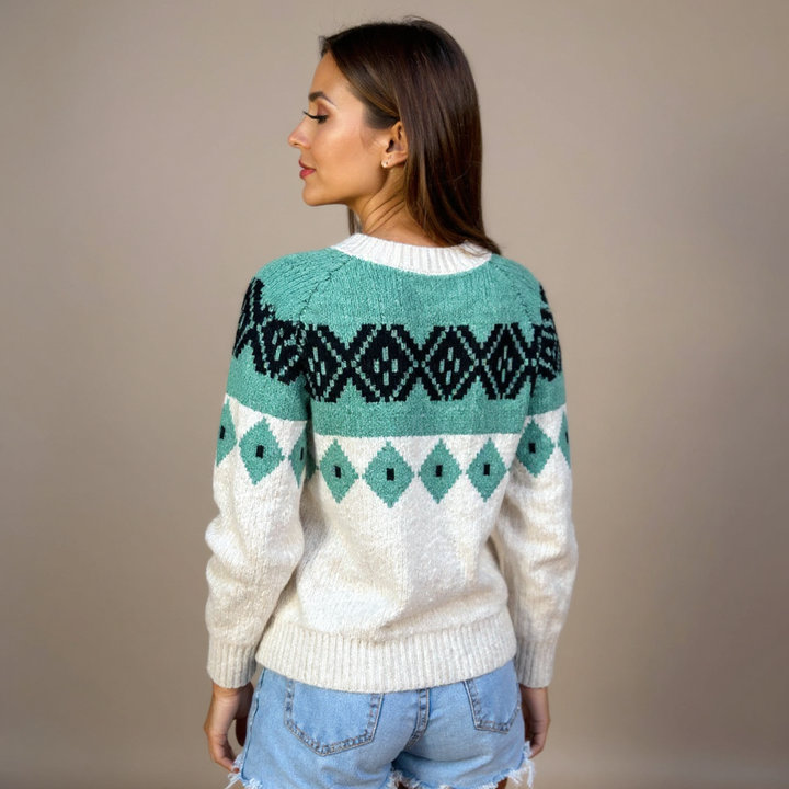 Allison | Retro Island Sweater